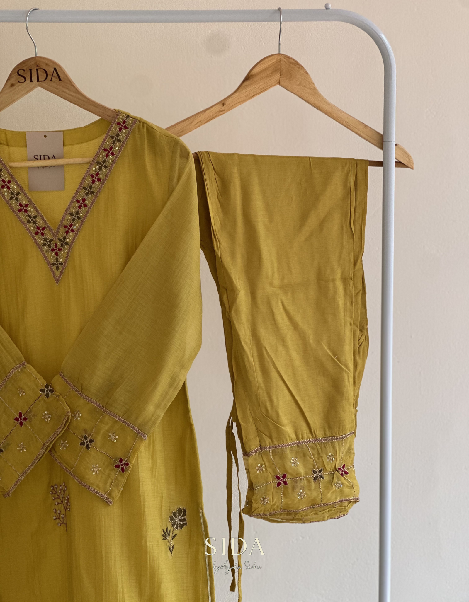 Mul chanderi 3pcs set - Image 3